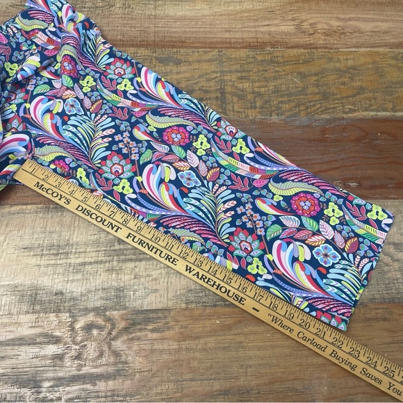 The Pioneer Woman Millennium Capri Pants XL Multicolor Pull On Stretch Floral - Picture 5 of 11